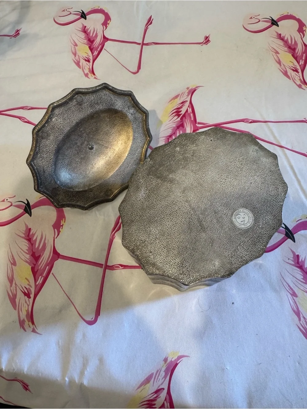 Vintage Godinger Silver Jewelry Box Trinket Tray